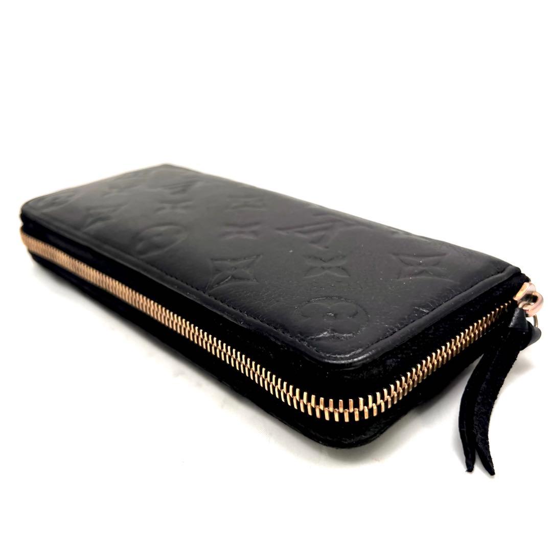 Louis Vuitton Monogram Empreinte Portefeuille Clemence Noir Wallet — view 5
