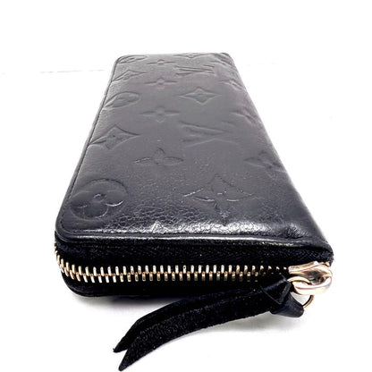 Louis Vuitton Monogram Empreinte Portefeuille Clemence Noir Wallet — view 9