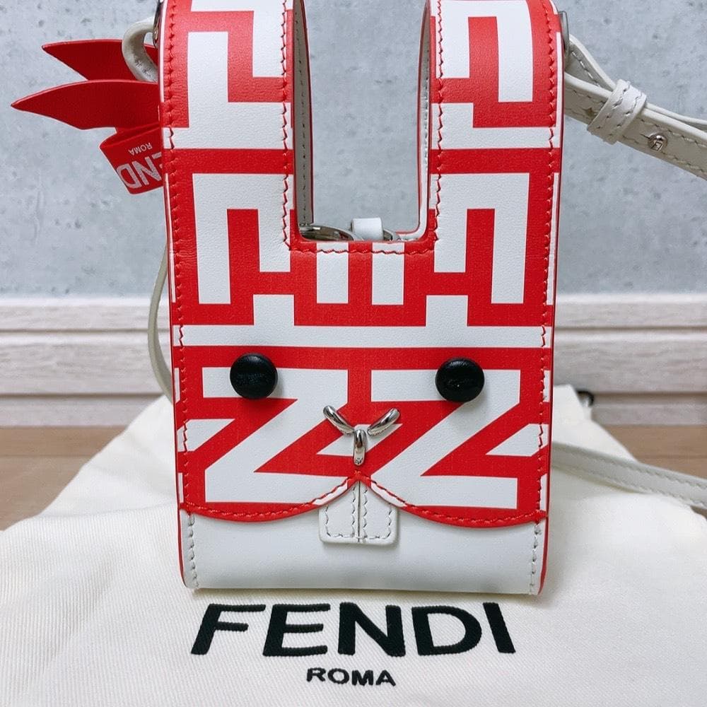 Fendi Mini Bustina Bunny Shoulder — view 2