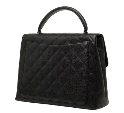 Chanel CC Logo Quilted Handbag Top Handle — view 2