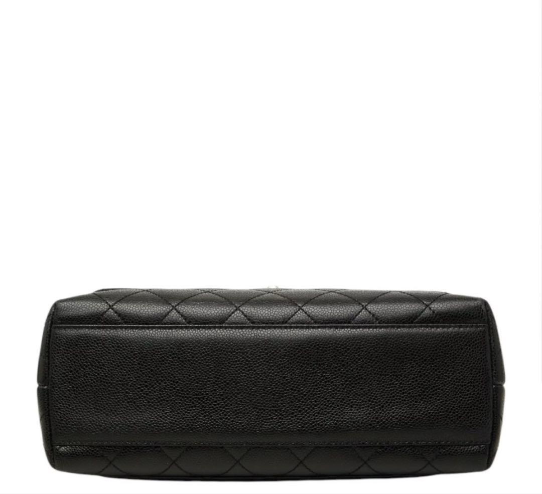 Chanel CC Logo Quilted Handbag Top Handle — view 3