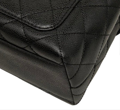 Chanel CC Logo Quilted Handbag Top Handle — view 6