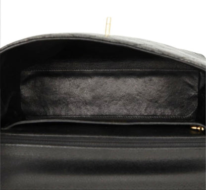 Chanel CC Logo Quilted Handbag Top Handle — view 8