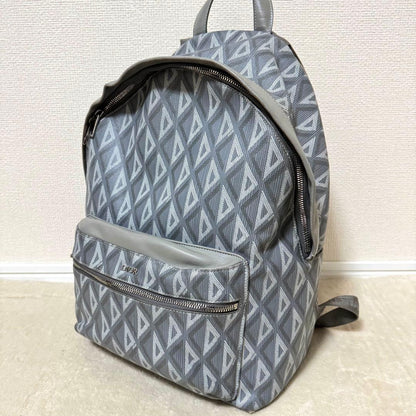 Dior Backpack CD Diamond Gray