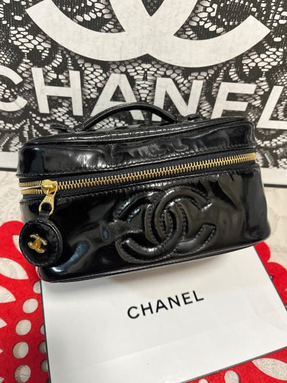 Chanel Vanity Handbag Black