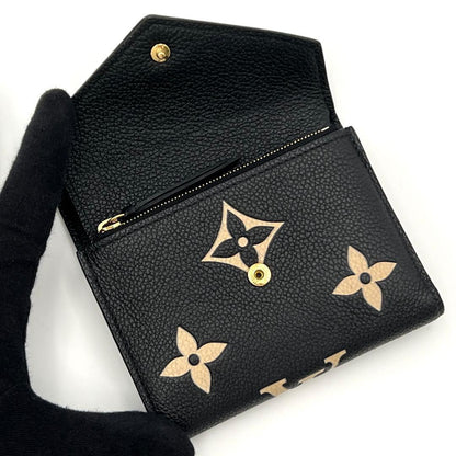 Louis Vuitton Monogram Empreinte Bicolor Victorine Trifold Wallet — view 3