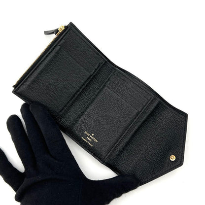 Louis Vuitton Monogram Empreinte Bicolor Victorine Trifold Wallet — view 4