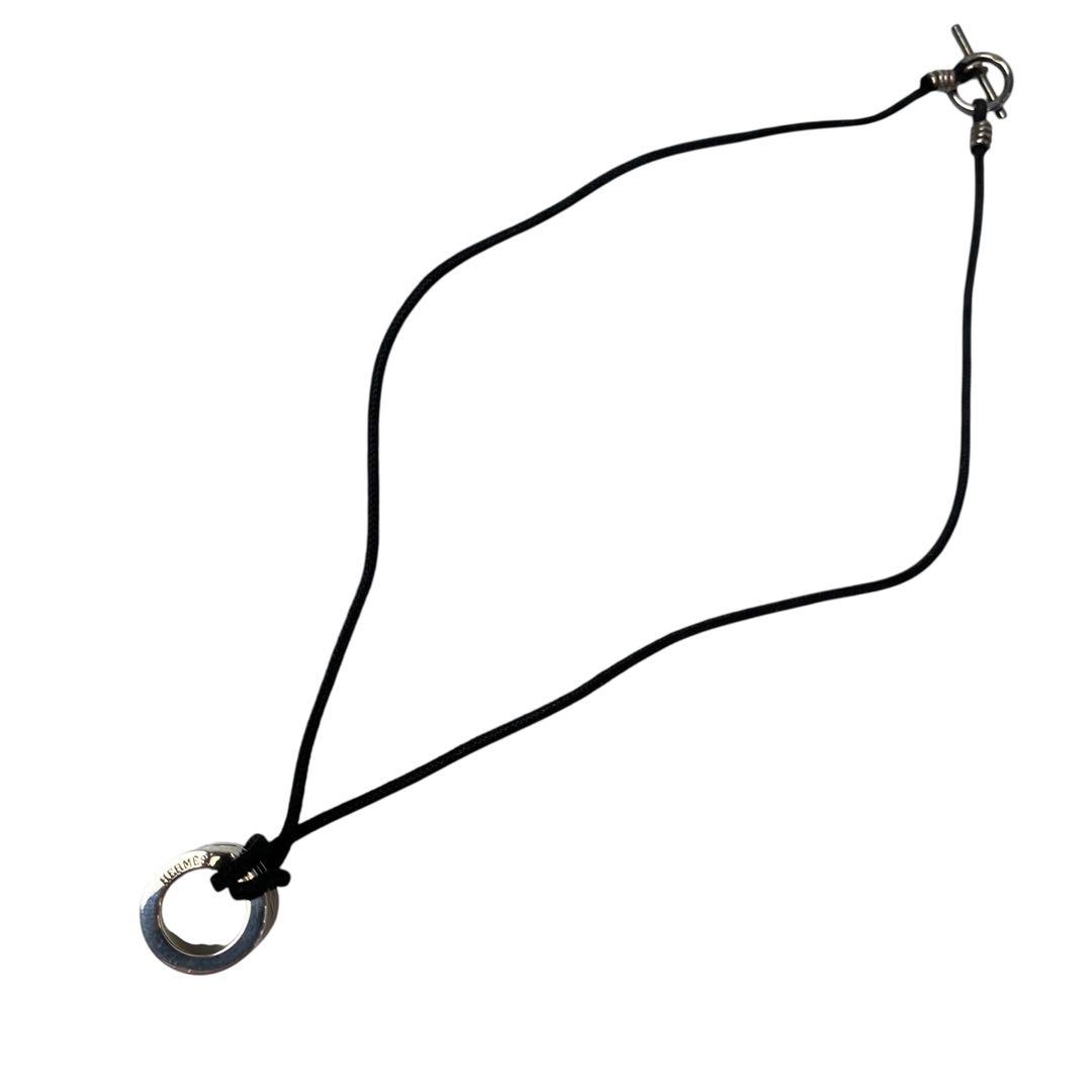 Hermes Italic Pendant Necklace