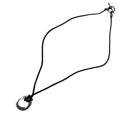 Hermes Italic Pendant Necklace