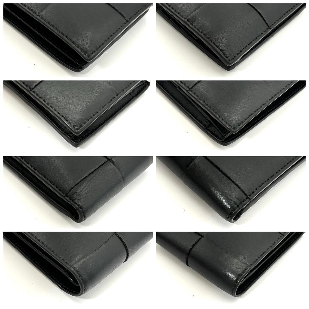 Bottega Veneta Cassette Intrecciato Black Fold Wallet — view 8