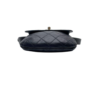 Chanel Bicolor Quilted Lambskin Waist Belt Bag Navy — view 5