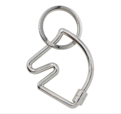 Hermes Key Holder Cheval Bag Charm Key Ring — view 2
