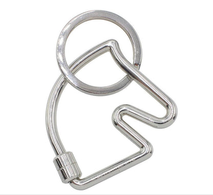 Hermes Key Holder Cheval Bag Charm Key Ring — view 3
