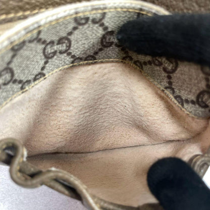 Gucci GG Shoulder Bag Brown Beige Leather — view 6