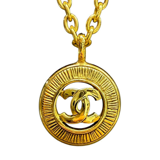 Chanel Cocomark Gold Necklace J_096