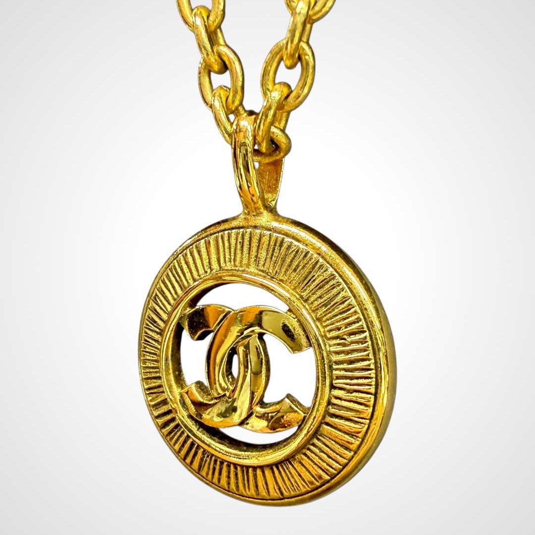 Chanel Cocomark Gold Necklace J_096