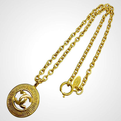 Chanel Cocomark Gold Necklace J_096