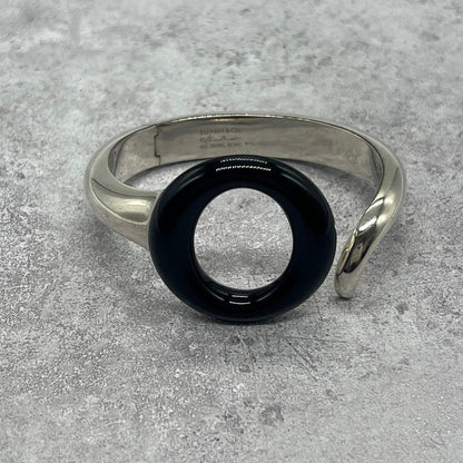 Tiffany & Co Elsa Peretti Seviana Bangle Black Jade Bracelet