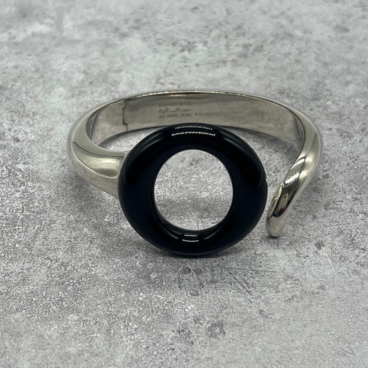 Tiffany & Co Elsa Peretti Seviana Bangle Black Jade Bracelet