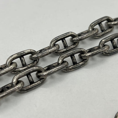 Saint Laurent Yves Key Motif Anchor Chain Necklace Metal