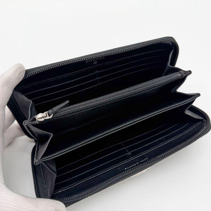 Chanel Boy Zip Around Wallet Black CC Logo — view 6