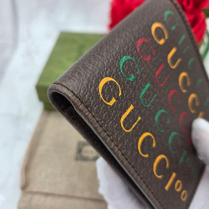 Gucci Bifold Wallet Anniversary Brown — view 4