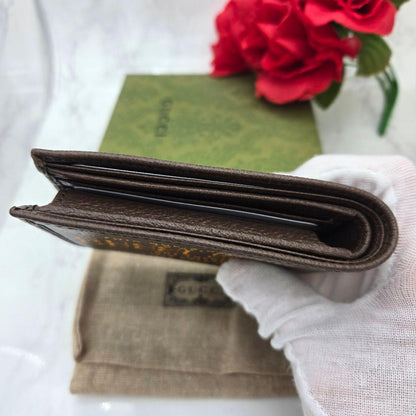 Gucci Bifold Wallet Anniversary Brown — view 8