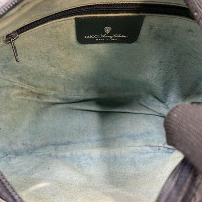 Gucci GG Sherry Line Shoulder Bag Navy Logo — view 5