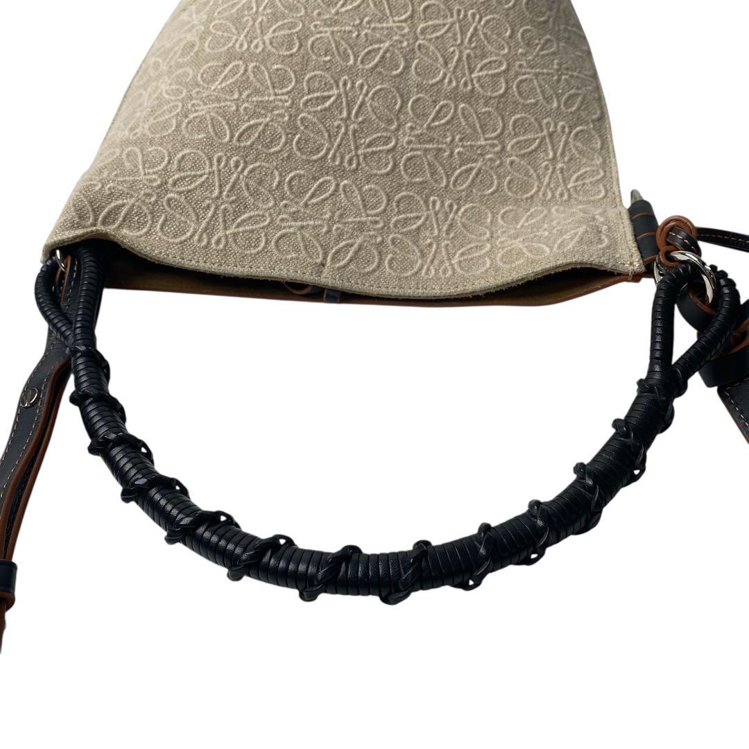 Loewe Anagram Gate Bucket Shoulder Bag