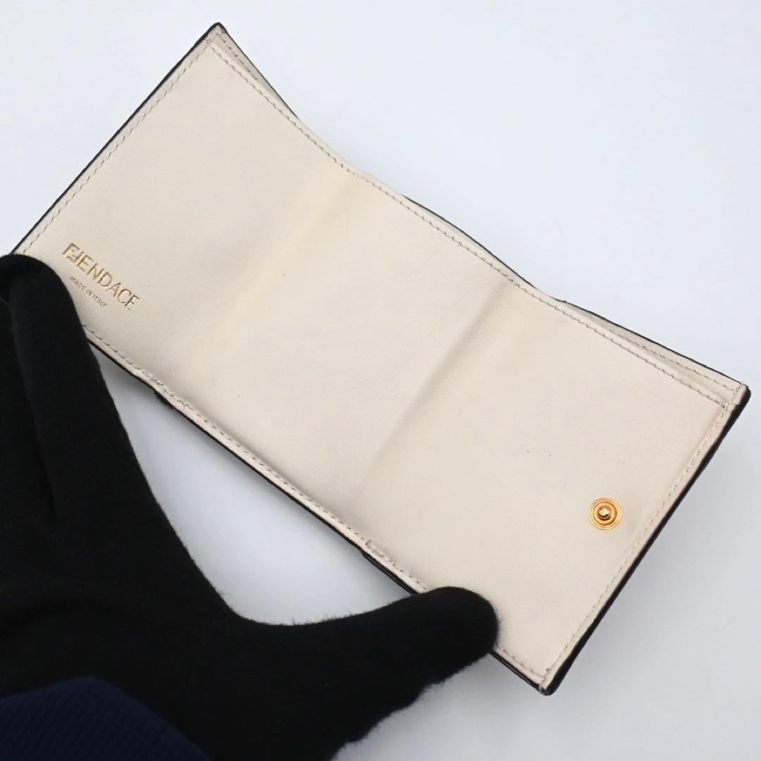 Fendi Fender Che Trifold Wallet Collaboration Pink — view 3