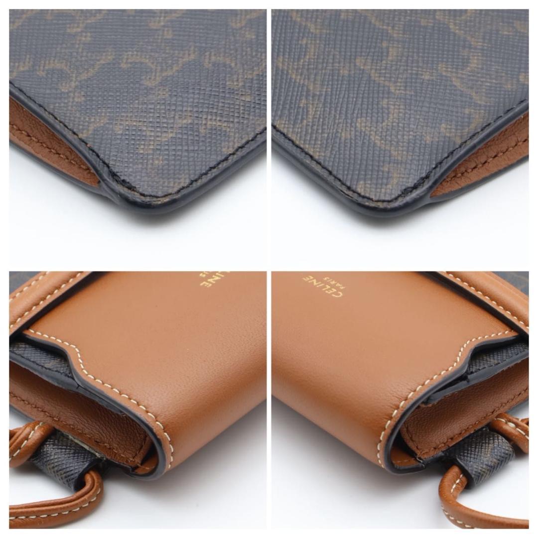 Celine Phone Pouch Triomphe Smartphone Shoulder — view 8