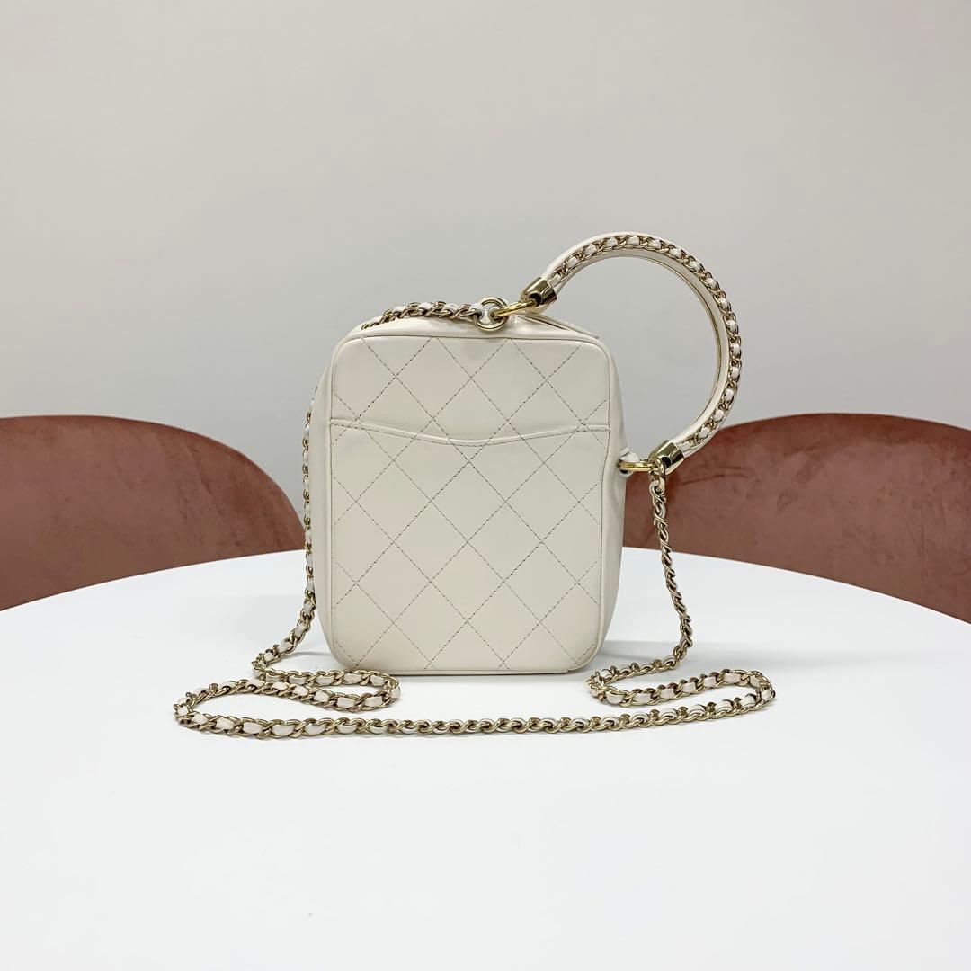 Chanel CC Logo Quilted 2-Way Shoulder Bag — view 3