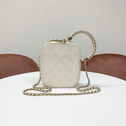 Chanel CC Logo Quilted 2-Way Shoulder Bag — view 3