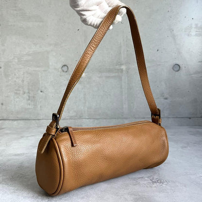 Max Mara Mini Handbag Brown Leather
