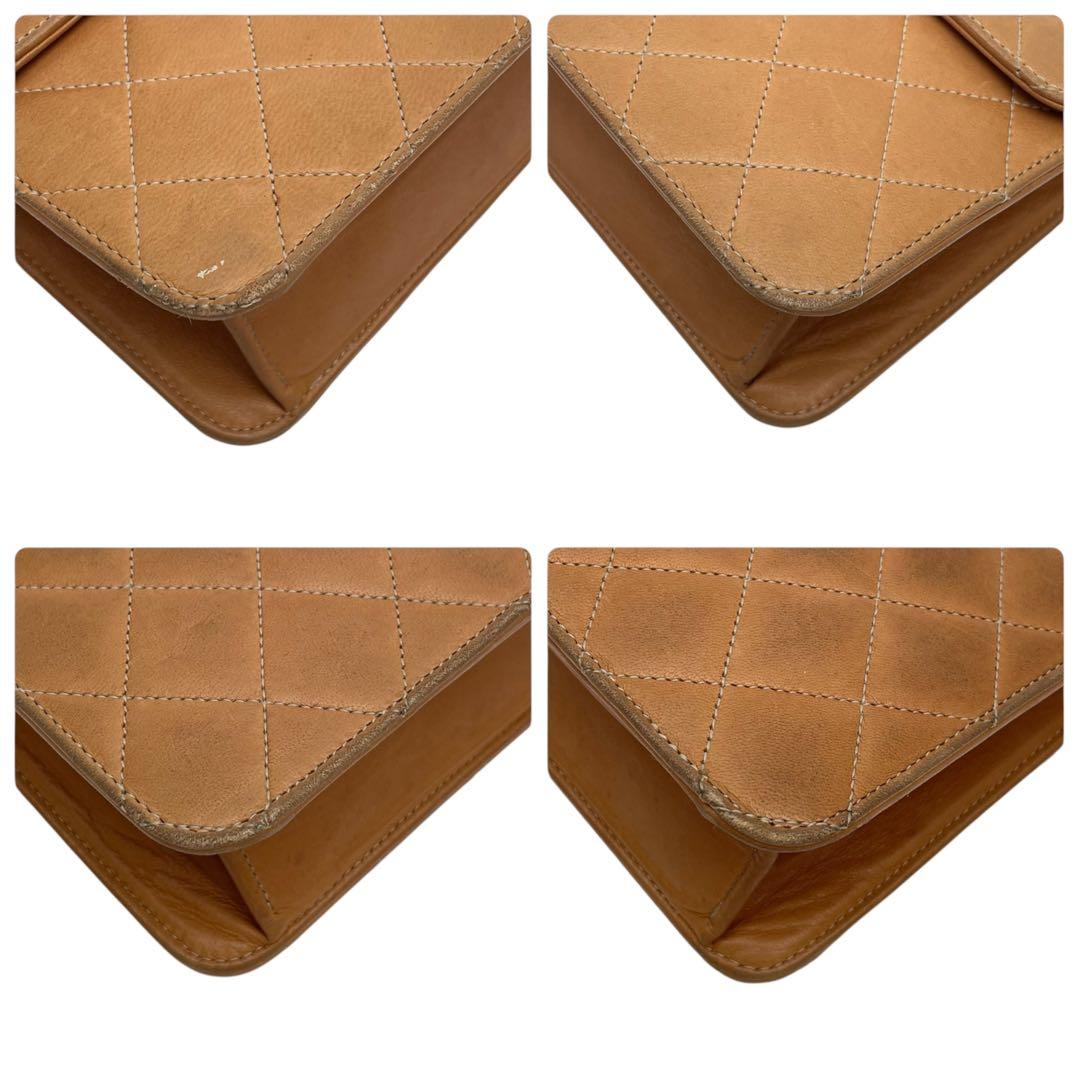 Chanel Quilted Lambskin Chain Shoulder Bag CC Logo — view 7