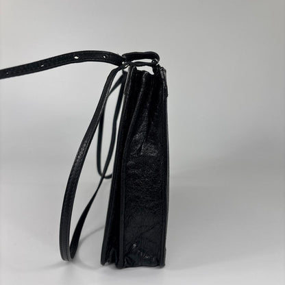 Balenciaga Super Shoulder Bag Jacquard Black