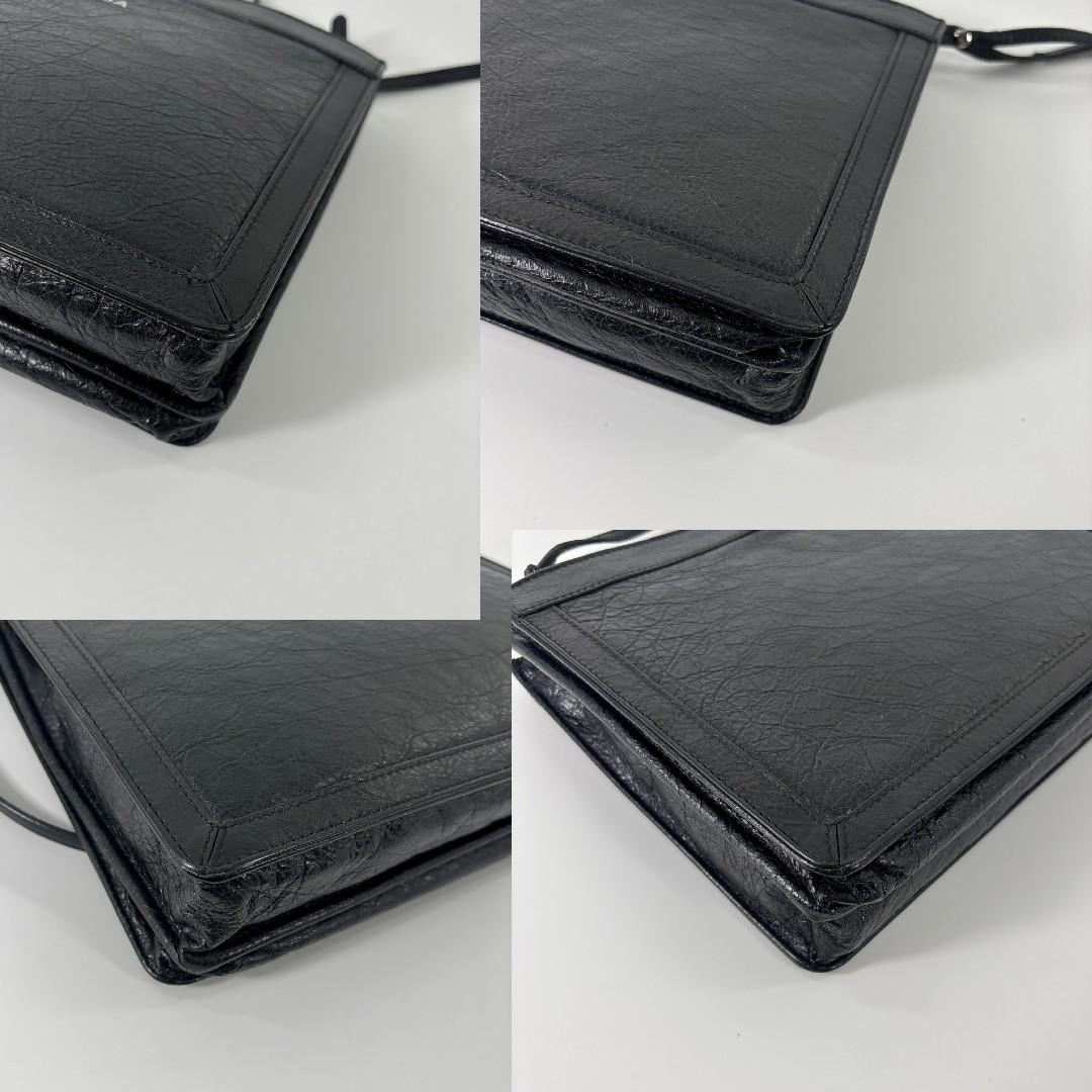 Balenciaga Super Shoulder Bag Jacquard Black