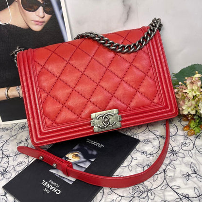 Chanel Boy Quilted Chain