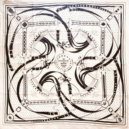 Hermes Carre Geant Double Face Morning Walk Unused