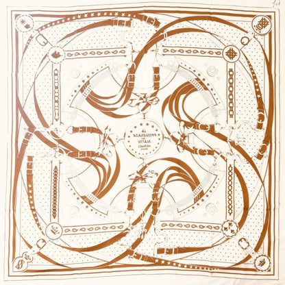 Hermes Carre Geant Double Face Morning Walk Unused