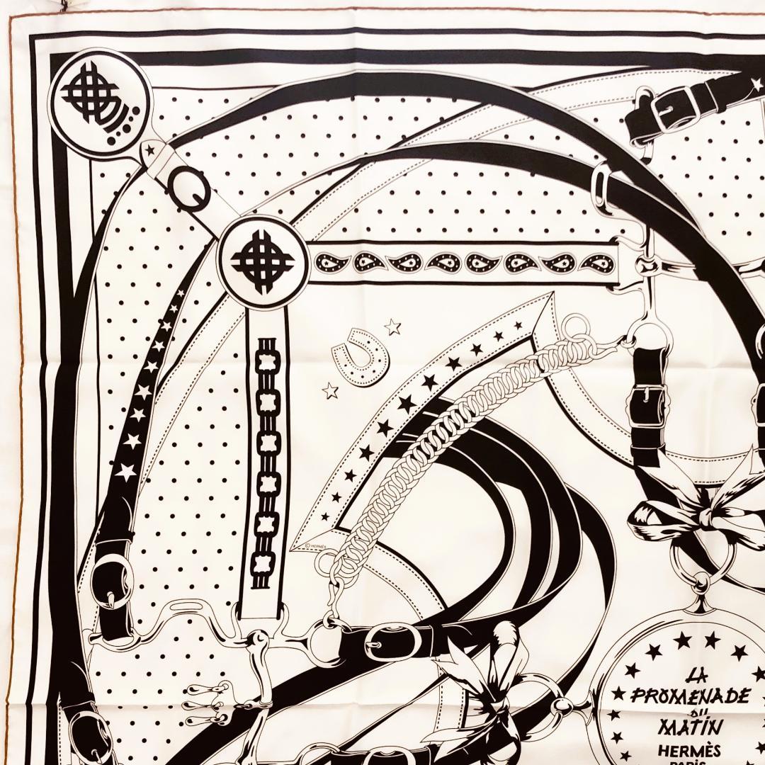 Hermes Carre Geant Double Face Morning Walk Unused