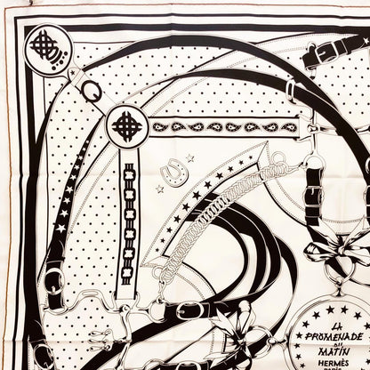 Hermes Carre Geant Double Face Morning Walk Unused