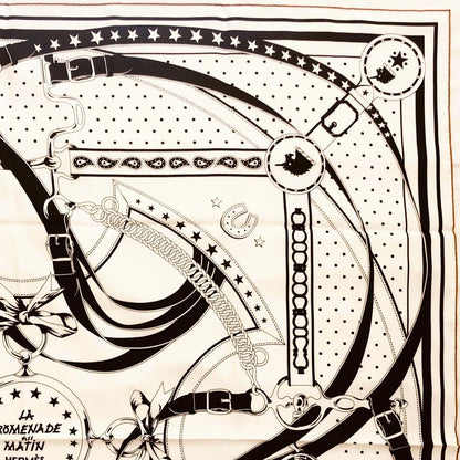 Hermes Carre Geant Double Face Morning Walk Unused