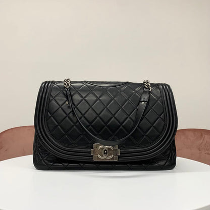 Chanel Matelasse Cocomark Boy Chanel Chain Shoulder Bag