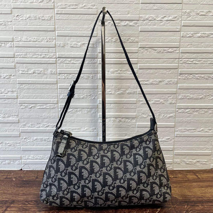 Dior Trotter Canvas Shoulder Bag Pouch — view 2