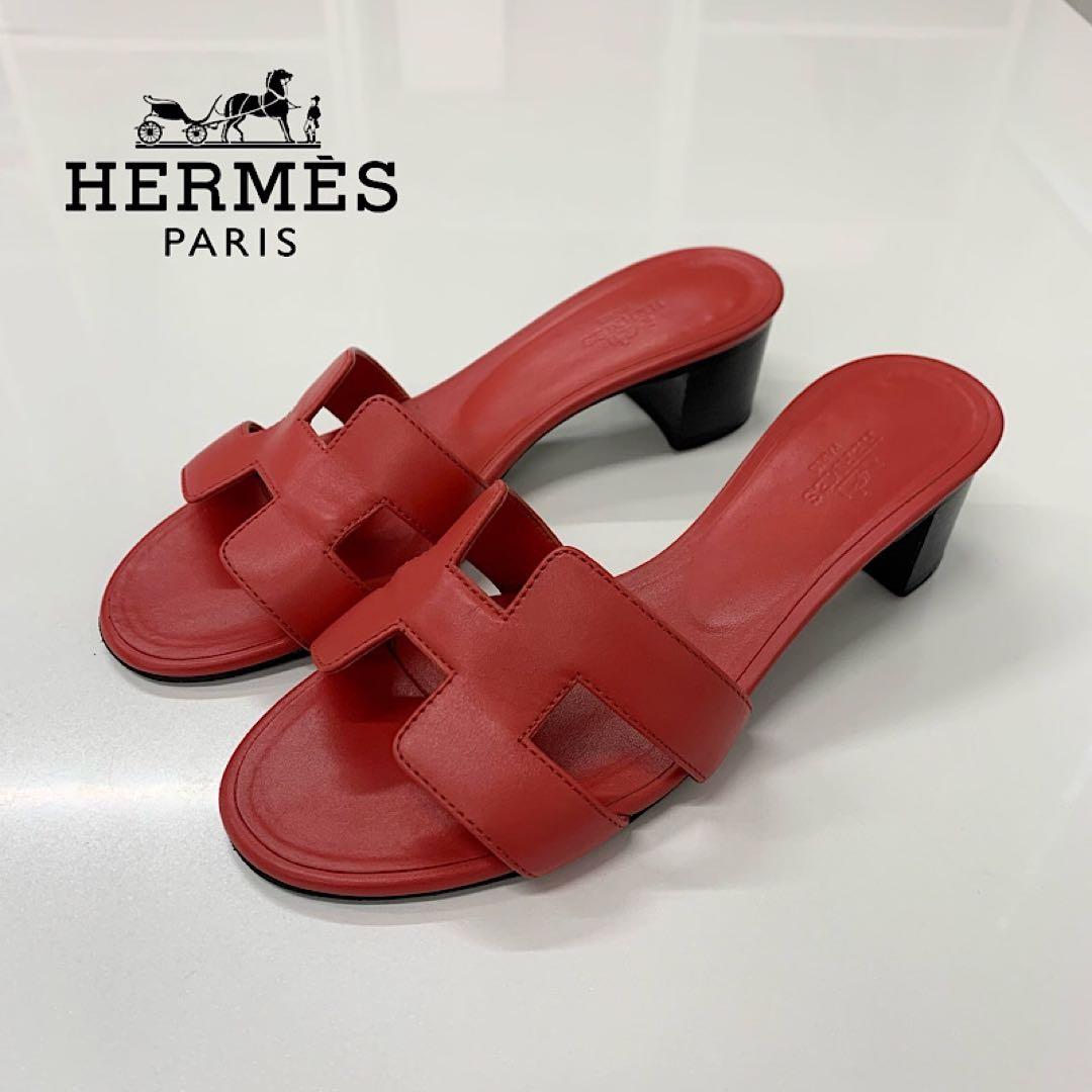 Hermes Oasis Leather Sandals