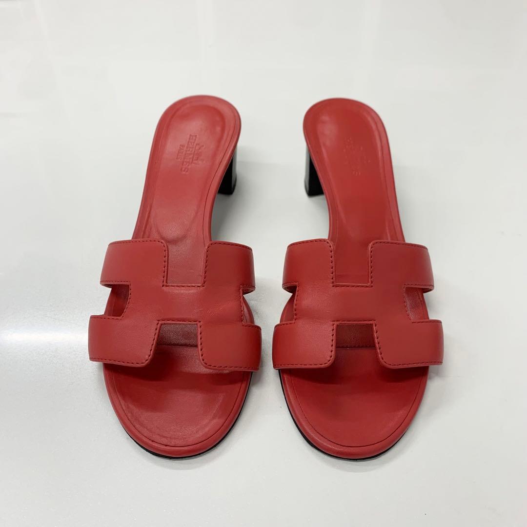 Hermes Oasis Leather Sandals — view 2