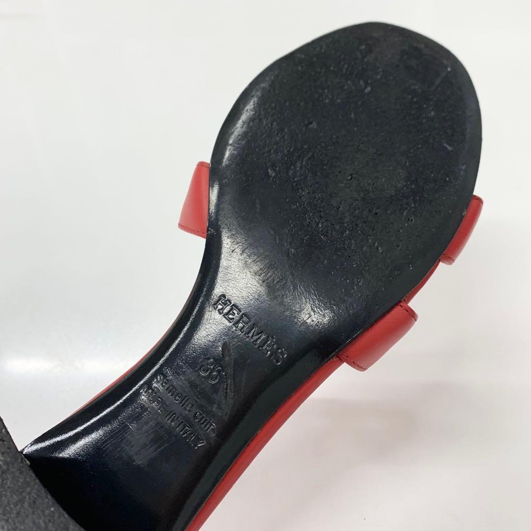 Hermes Oasis Leather Sandals — view 8