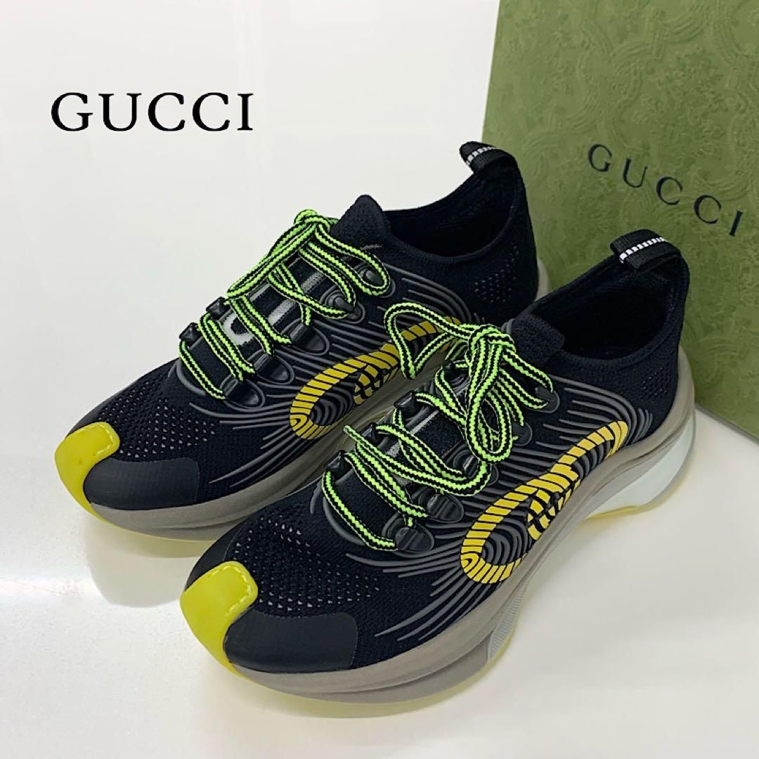 Unused Gucci RUN Interlocking G Logo Sneakers