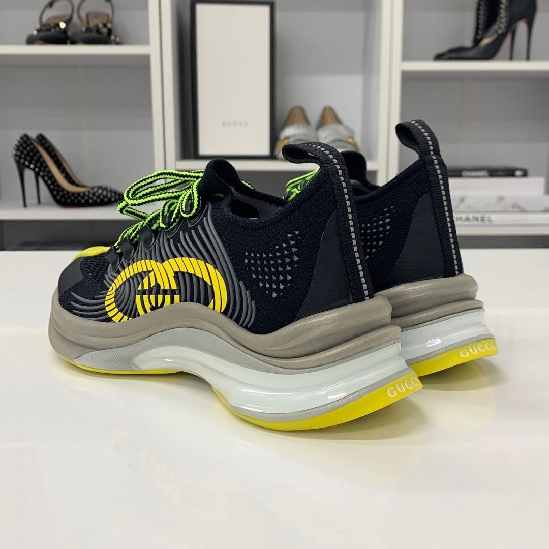 Unused Gucci RUN Interlocking G Logo Sneakers
